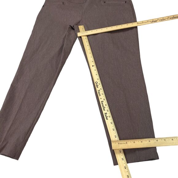 Maurices Ankle Pants Womens 2XL Brown Regular Fit Mid Rise Skinny Leg Pull-On - Picture 5 of 14